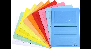 EXACOMPTA zichtmap SUPER, DIN A4, 160 g/m2, assorti