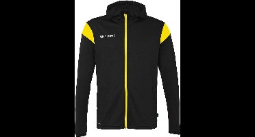 Uhlsport Training Hood Jacke Squad 27 Track Hood Jacke 1002257 Schwarz/Limonengelb-5XL