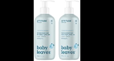 ATTITUDE 2in1 Shampoo en Body Wash Good night Bundel - Baby Leaves ECO - duurzaam