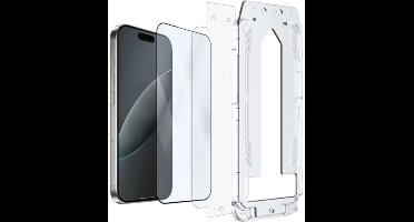 JustinCase Tempered Glass Screenprotector met Applicator iPhone 17