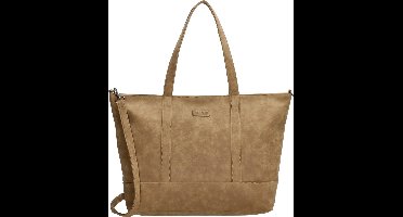 Beagles Arjonilla Shopper 15,6 inch Laptop Vak - Tote Bag - Dames Tas - Taupe