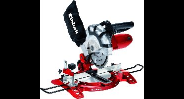 Einhell Elektrische Afkort-Verstekzaag TC-MS 2112 - 1600 W - Ø210 mm - Maximale zaagbreedte: 120 mm - Zwenkbare zaagkop: 45° - Incl. 48 tands zaagblad