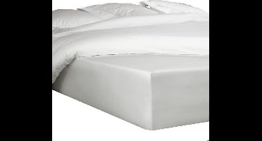 De Witte Lietaer Hoeslaken Bumblebee 90 X 200 Cm H40 Katoen Zilver