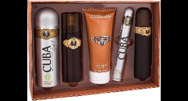 Cuba - Cuba Must Have Gold Gift Set 100 ml, 35 ml , After Shave 100 ml shower gel 200 ml and 200 ml deospray - 100ML