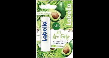 Labello Let's Avo Party Lipbalsem - 4,8g - Met Avocado-olie & Natuurlijke Oliën - Kleurloos - Verzorgend