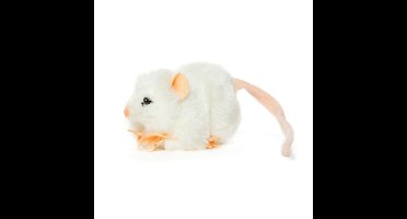 Rat Knuffel wit, 12 cm, Hansa