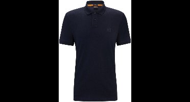 BOSS ORANGE Pe_interlock Polo's & T-shirts Heren - Polo shirt - Donkerblauw - Maat M