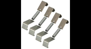 kentekenplaathouder rvs set - kentekenplaatklem - kentekenhouders - nummerplaathouders