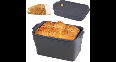Boraboi® Silikon Bakvormen Set voor Brood en Cake met Innovatief Klapontwerp
