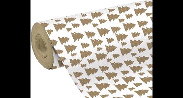 Clairefontaine Kerstcadeaupapier Dennenboompjes