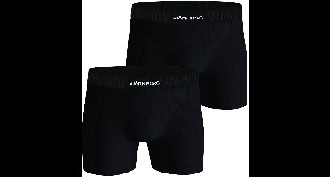 Björn Borg Cotton Stretch boxers - heren boxers normale lengte (2-pack) - zwart