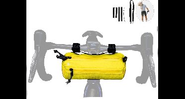 Lumiere & Co. Zwarte fietsstuurtas, fietstas voor fiets