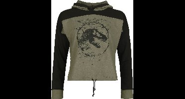 Jurassic Park Jurassic World - Reflections Dames Trui met capuchon - groen/zwart - XXL