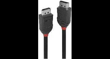 LINDY 36490 DisplayPort-kabel DisplayPort Aansluitkabel DisplayPort-stekker, DisplayPort-stekker 0.50 m Zwart