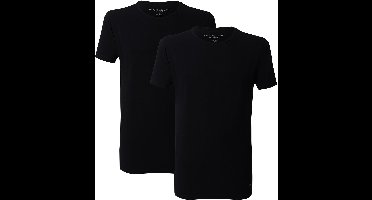 McGregor - Premium Stretch T-shirt - V-neck - 2-Pack - Zwart - XXL