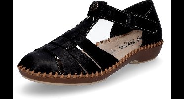 Rieker dames sandaal met bandje zwart
