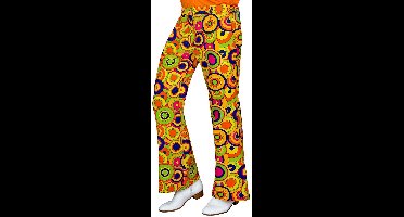 Love The 70s Longplay Circles Wijde Pijpen Broek Man