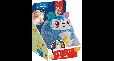 Clementoni - Baby knuffel en nachtlampje - Twinkle Twinkle - Klein Wolfje - vanaf 0 jaar