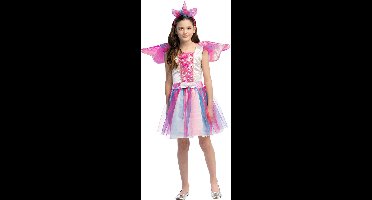Boland - Kostuum Unicorn girl (7-9 jr) - Kinderen - Eenhoorn - Carnaval - Themafeest - Kinderfeestje