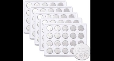 VOLTCRAFT Knoopcel CR2032 3 V 100 stuk(s) 220 mAh Lithium CR2032