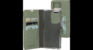 Mobiparts hoesje geschikt voor Samsung Galaxy S20 Ultra - Wallet/Boekhoesje - Eco Leer - Magneet Sluiting - Opberg vakken - Groen
