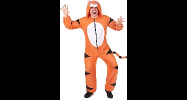 Vegaoo - Tijgerpak met capuchon voor mannen