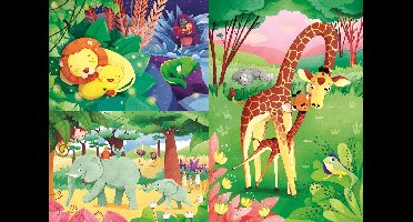 Clementoni Legpuzzel Jungle Friends 48 Stukjes 3 Stuks