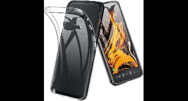 Just in Case hoesje geschikt voor Samsung Galaxy Xcover 4 / 4s Hoesje Siliconen - Flexibele Case - Transparant