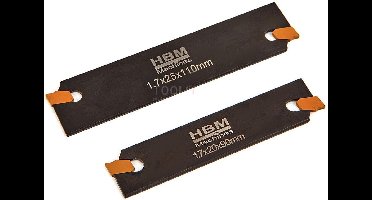 HBM Afsteekmes inclusief 2 Wisselplaten 1,7 x 20 x 90 mm