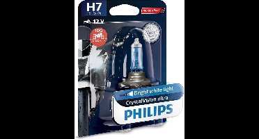 Philips Motorlamp H7 Crystalvision 12v/55w Wit