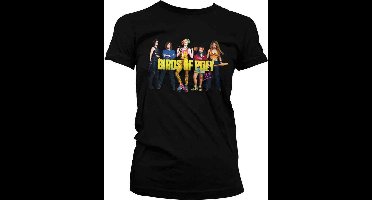 DC Comics Harley Quinn Dames Tshirt -XL- Birds Of Prey Zwart