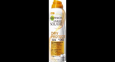 Garnier Ambre Solaire Dry Protect Zonnebrandspray SPF 30 - 6 x 200 ml - Zonder Alcohol -  Voordeelverpakking