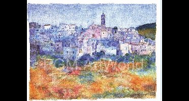 Kunstdruk Ralf Westphal - Miglionico / Basilicata 100x70cm