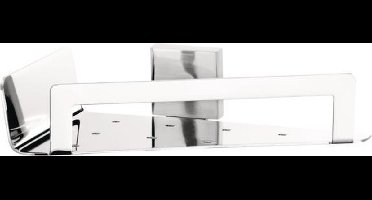 Tesa Exxclusiv Hoek Doucherek 15.5x22.7x5.7cm zonder boren Zelfklevend Metaal roestvrij staal