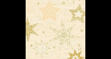 Duni Servetten Star Stories 3-laags 33 X 33 Cm Crème 20 Stuks