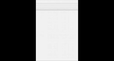 Gripzakken 25,5x33cm PE 100 micron (100 stuks) | ziplock | gripzak