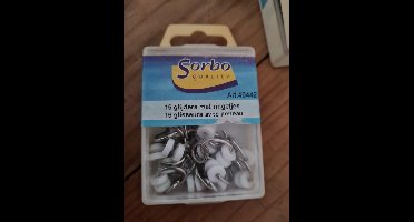 16 glijders met ringetje Sorbo