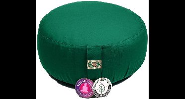 Meditatiekussen - Yogi & Yogini - Biologisch Katoen - Boekweit - Groen