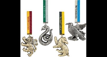 The Noble Collection Harry Potter Ornaments - Set van 4 Huis Mascottes