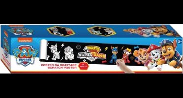 Nickelodeon Krasposter Paw Patrol Junior 30 X 200 Cm Karton Zwart