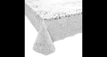 Tafelkleed Amira Vinyl 137x180cm wit