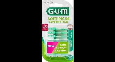 3x GUM Soft-Picks Comfort Flex Regular 40 stuks