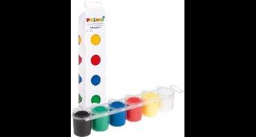 Primo Plakkaatverf Tempera 25 Ml 6-delig