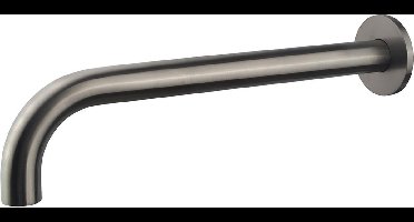 Wiesbaden Caral Inbouw Baduitloop 30 cm. - Gunmetal