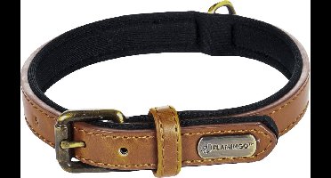 Hond Halsband met neopreen Lyabo Cognac S 29-35cm 15mm