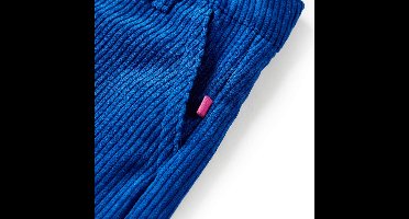 vidaXL - Kinderbroek - 116 - ribfluweel - kobaltblauw