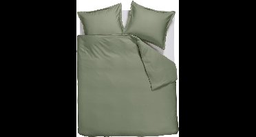 Ambiante Satin Uni dekbedovertrek - Tweepersoons - 200x200/220 cm - Groen