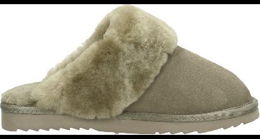 Warmbat Flurry Pantoffels Open - Taupe - Maat 43