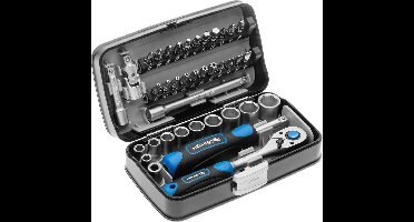 Gereedschapset Hogert HT1R462; 1/4"; 38 eenheden