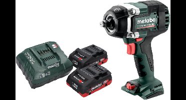 Metabo SSW 18 LTX 800 BL accu-slagmoersleutel 18 V 800 Nm 1/2" borstelloos + 2x LiHD-accu 4,0 Ah + oplader